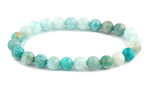 Amazonite Crystal Bracelet  Negativity, Balance, Removes Blocks