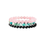 PROTECTION STACK | 3 Piece Crystal Bracelet