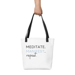 Good Vibes Tote Bag- Meditate