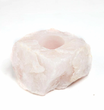 Rose Quartz Candle Holder | Reiki Charged