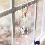 CLEAR QUARTZ CRYSTAL PENDULUM